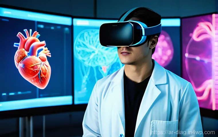AI 기술을 활용한 질병 진단의 장점 - **Prompt for Personalized Medicine and Data Analysis:**
    "In a warm, inviting, yet technologicall...