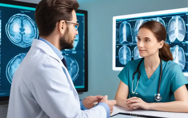 AI 의료진단의 법적 규제 현황 - **Prompt 1: AI-Assisted Medical Consultation with Ethical Oversight**
"A professional, diverse f...