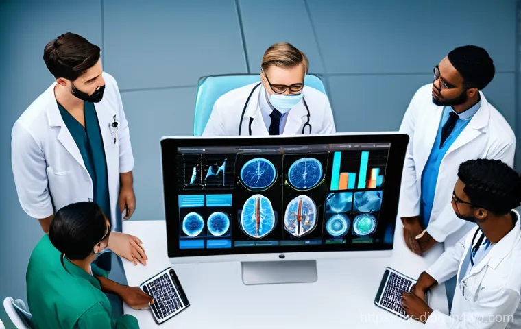 AI 의료진단의 법적 규제 현황 - **Prompt 2: Secure Digital Health Records and Patient Data Protection**
    "A symbolic representati...